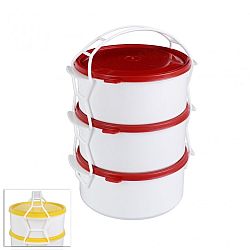 STAR Plastový jídlonosič 3x1,2 l