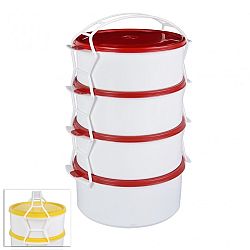 STAR Plastový jídlonosič 4x1,2 l