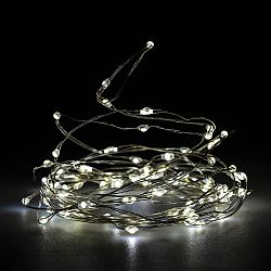 Světelný drát teplá bílá, 80 LED