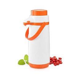 Termoska s pumpičkou FAMILY COLORI 1,7 l, oranžová