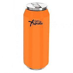 Termoska ve tvaru plechovky 0,5 l, oranžová