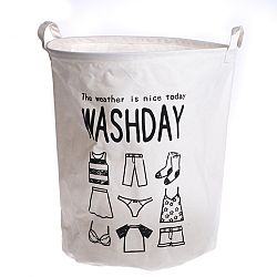 Textilní koš na špinavé prádlo WASHDAY