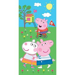 TipTrade Osuška Prasátko Peppa Přátelé, 70 x 140 cm