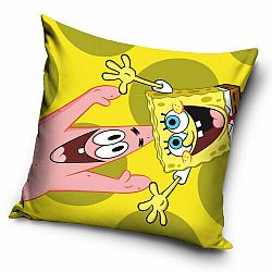 Tiptrade Polštářek Sponge Bob a Patrik, 40 x 40 cm