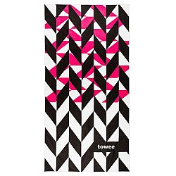 Towee Sportovní ručník DYNAMICA pink, 50 x 100 cm
