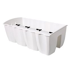 Truhlík na zábradlí CROWN 60cm balkonový