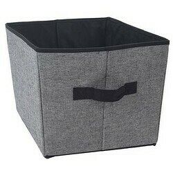 Úložný box 39 x 30 x 24 cm, černá