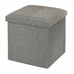 Úložný sedací box Faro světle šedá, 38 x 38 cm
