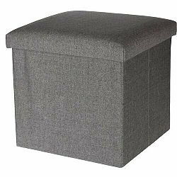Úložný sedací box Faro tmavě šedá, 38 x 38 cm