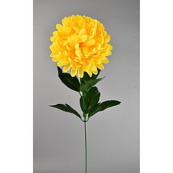 Umělá květina Chrysantéma 50 cm, žlutá