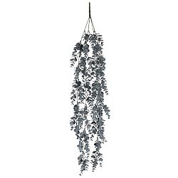 Umělý Eukalyptus převis, 15 x 70 x 16 cm, šedomodrá