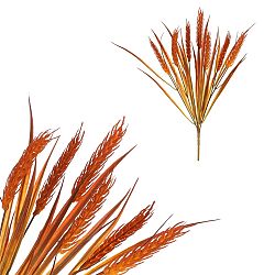 Umělý trs Obilné klasy oranžová, 40 cm