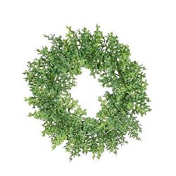Umělý věnec Buxus zelená, pr. 16 cm