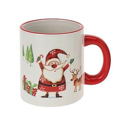 Vánoční keramický hrnek, Santa, 330 ml