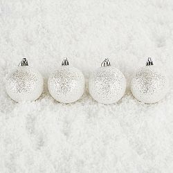 Vánoční koule Bglitter 6 ks,  pr. 6 cm, HTH