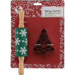 Vánoční sada na pečení Xmas tree, 4 ks