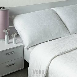 Veba Damaškové povlečení Geon Bubliny bílá