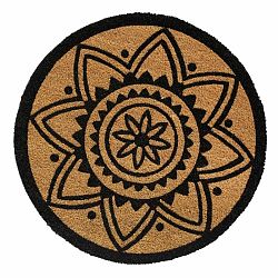 Vopi Kokosová rohožka Ruco Round Flower, 60 cm