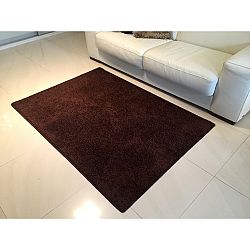 Vopi Kusový koberec Color shaggy hnědá