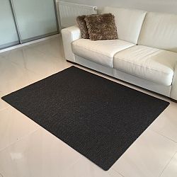 Vopi Kusový koberec Nature antracit, 80 x 150 cm