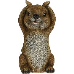 Zahradní dekorace Veverka, 20 cm, polyresin