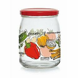 Zavařovací sklenice s víčkem ZELENINA 500 ml, 6 ks