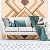 Geometrické vzory v obývacím pokoji - ozvláštní každý prostor