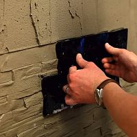 Raznice STAMP – silikonové formy na beton na výrobu kamenného obkladu