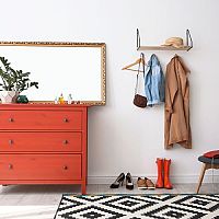 Malá předsíň – inspirace, jak oživit chodbu (design, barva, tapety)