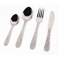 16dílná sada příborů z nerezové oceli Sabichi Hammered