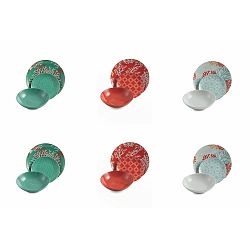 18dílná sada barevného nádobí z porcelánu a kameniny Villa d'Este Reef