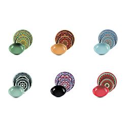 18dílný set barevného nádobí Villa d'Este Mykonos Saona