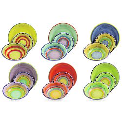 18dílný set barevného nádobí Villa d'Este Sri Lanka