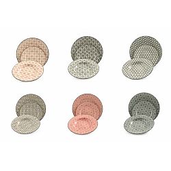 18dílný set barevného nádobí z kameniny Villa d'Este Piper