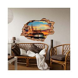 3D samolepka na zeď Ambiance Praha Pražský Hrad, 90 x 60 cm