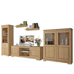 3dílný obývací set z masivního borovicového dřeva  Støraa Caroline