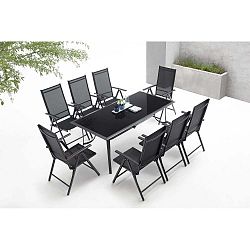 9dílný set zahradního nábytku Bobochic Paris Rialto