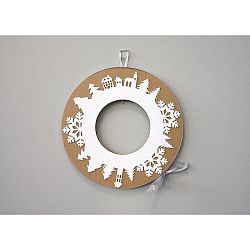 Adventní věnec s šedou stuhou Unlimited Design for kids