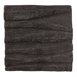 Antracitová koupelnová předložka Zone Flow, 65 x 65 cm