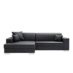 Antracitová sedačka Interieur De Famille Paris Perle, levý roh