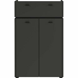 Antracitová vysoká koupelnová skříňka 60x96 cm Modesto – Germania
