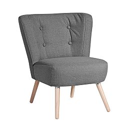 Antracitové křeslo Max Winzer Neele Duro Anthracite