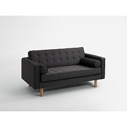 Antracitově šedá dvoumístná pohovka Custom Form Topic