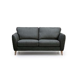Antracitově šedá dvoumístná pohovka Softnord Paris
