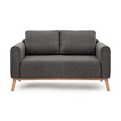 Antracitově šedá dvoumístná pohovka Vivonita Milton