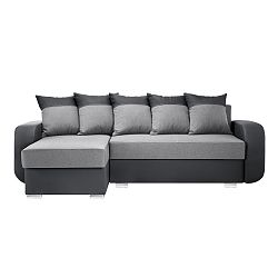 Antracitovo-šedá sedačka Interieur De Famille Paris Destin, levý roh