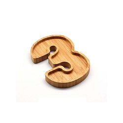 Bambusová miska na oříšky ve tvaru čísla 3 Bambum Numero