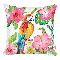 Barevný povlak na polštář Mike & Co. NEW YORK Flowery Ara, 43 x 43 cm