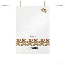 Bavlněná kuchyňská utěrka s vánočním motivem PPD Cookie Connection, 48 x 68 cm