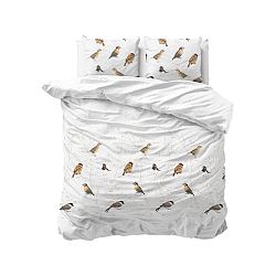 Bavlněné povlečení na dvoulůžko Sleeptime Birdy, 240 x 220 cm